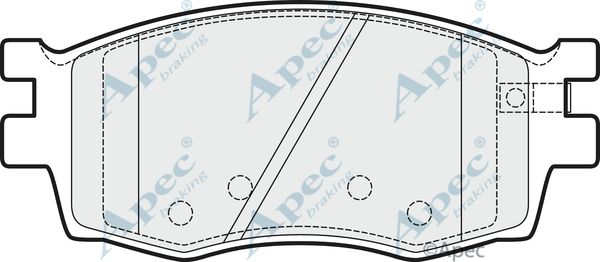 APEC BRAKING Jarrupala, levyjarru PAD1491